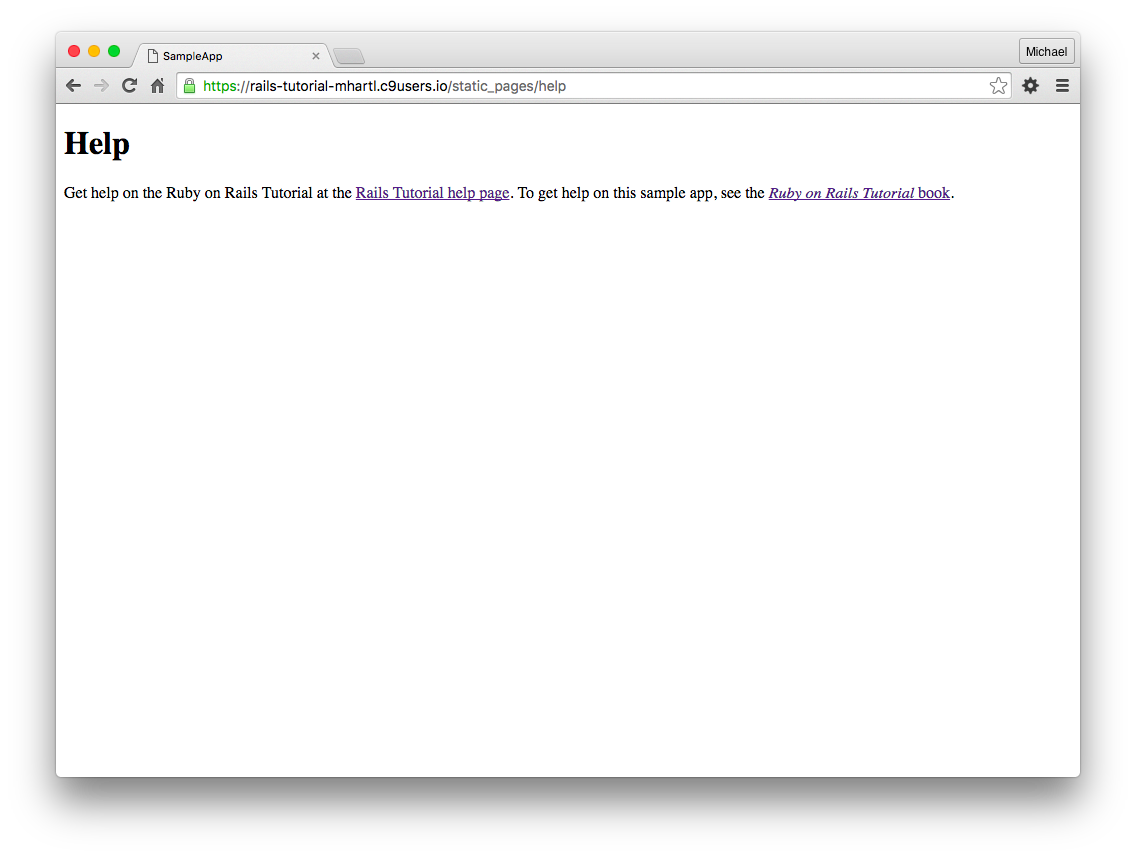 single page ruby on